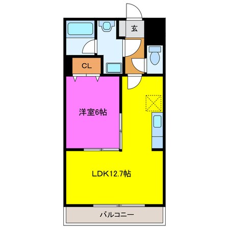 パルティールⅡの物件間取画像